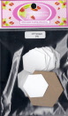 hexagon template three quarters