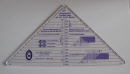 small full diagonal set triangle ruler
