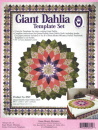 giant dahlia template set